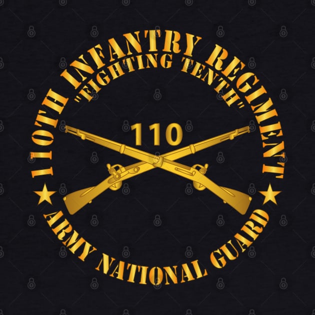 110th Infantry Regiment - Fighting Tenth - Br - ARNG  X 300 by twix123844